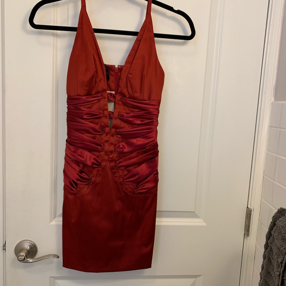 Red Mandalay mini cocktail dress! Size 2